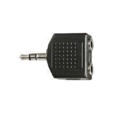 ADATTORE SPINA JACK 3,5MM A 2 PRESE JACK 3,5MM