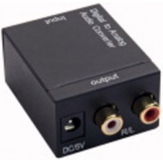 CONVERTITORE AUDIO RCA A OTTICO/COAXIAL