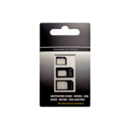 KIT 3 IN 1 ADATTATORI SIM NANO E MICRO