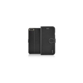 CUSTODIA A LIBRO PER HUAWEI Y6 (2018) NERA