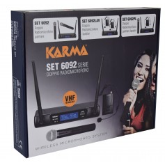 RADIOMICROFONO WHF WIRELESS CON DOPPIO MICROFONO