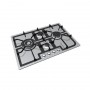 PIANO COTTURA A GAS 4 FUOCHI 75CM INOX