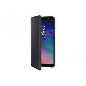 Custodia A Libro Per Samsung Galaxy A6+(8) Nera Or