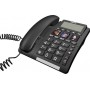 TELEFONO FISSO CON TELECOMANDO SOS AMPIO DISPLAY