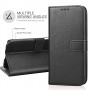 CUSTODIA A LIBRO PER HUAWEI P SMART+ NERA