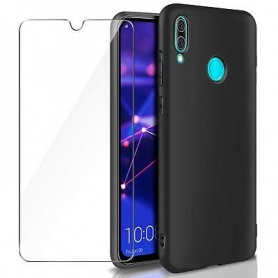 CUSTODIA IN SILICONE PER HUAWEI P SMART 2019 NERA