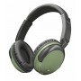 CUFFIA PADIGLIONE HEADPHONES CON MICROFONO VERDE