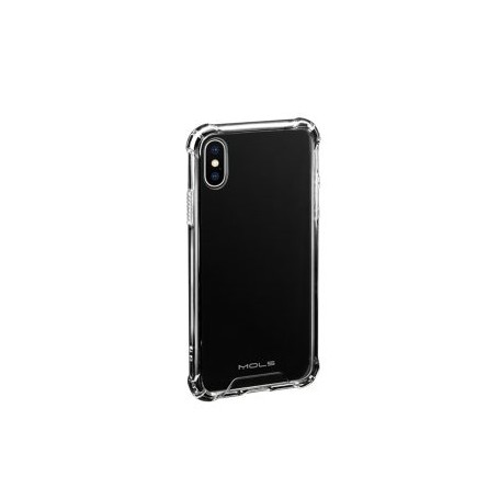CUSTODIA IN SILICONE TRASPARENTE  PER IPHONEX/XS