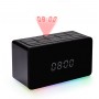 RADIOSVEGLIA FM CON PROIETTORE ORA USB MP3 BLACK