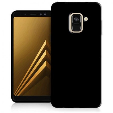 CUSTODIA IN SILICONE PER SAMSUNG GALAXY A8 NERA