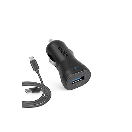 CARICATORE AUTO CON MICRO USB DA 2100MHA