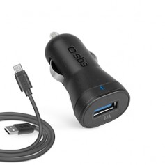 CARICATORE AUTO CON MICRO USB DA 2100MHA