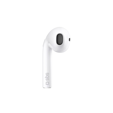 AURICOLARE WIRELESS HEADSET MONO BIANCO