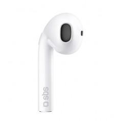 AURICOLARE WIRELESS HEADSET MONO BIANCO