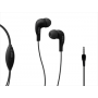 AURICOLARE STEREO CON MICROFONO PER SMARTHONE NERO
