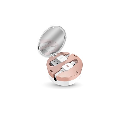 CAVO DATI USB 2.0 A TYPE-C CON CUSTODIA A SPECCHIO