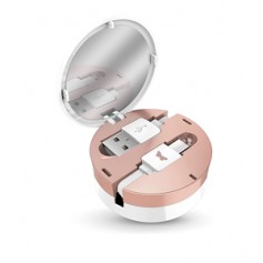 CAVO DATI USB 2.0 A TYPE-C CON CUSTODIA A SPECCHIO
