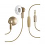 AURICOLARE STEREO CON MICROFONO PER SMARTPHONE ORO