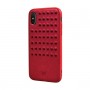 CUSTODIA IN SILICONE PER IPHONE X/XS RED BORCHIATA
