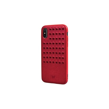 CUSTODIA IN SILICONE PER IPHONE X/XS RED BORCHIATA