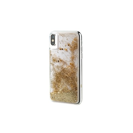 CUSTODIA IN SILICONE PER IPHONE X GOLD