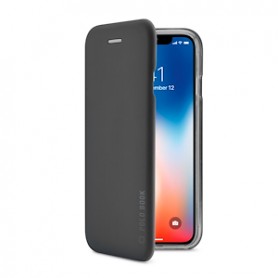 CUSTODIA A LIBRO PER IPHONE X/XS NERA