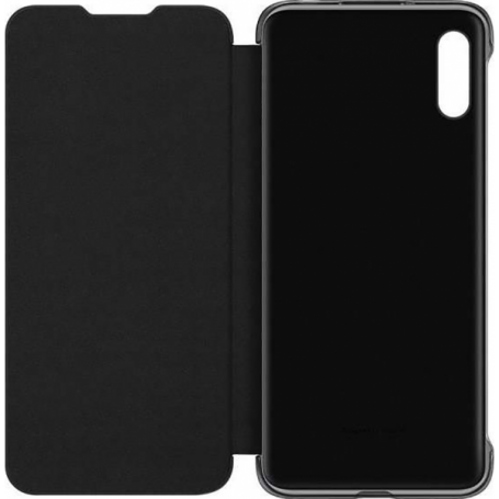 CUSTODIA A LIBRO PER HUAWEI Y6 2019 NERA ORIGINALE