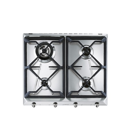 PIANO COTTURA A GAS 4 FUOCHI 60CM INOX
