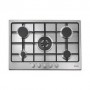 PIANO COTTURA A GAS 5 FUOCHI 75CM INOX