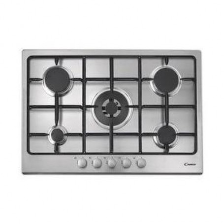 PIANO COTTURA A GAS 5 FUOCHI 75CM INOX