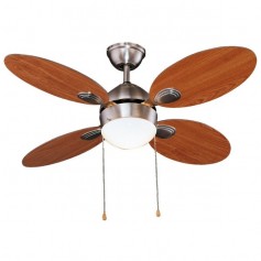 VENTILATORE A SOFFITTO 65WATT 4 PALE 107CM + LUCE