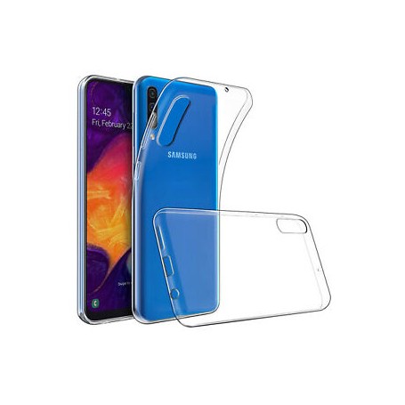 CUSTODIA IN SILICONE PER SAMSUNG GALAXY A40 TRASPA