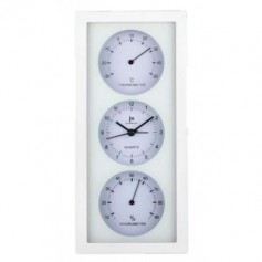OROLOGIO DA PARETE TERMO IGROMETRO BIANCO