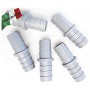 RACCORDO DRITTO 21X21MM PER TUBO SCARICO LAVATRICE