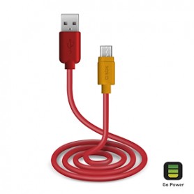 Cavo Dati Usb 2.0 A Micro Usb 1,0 Color Rosso