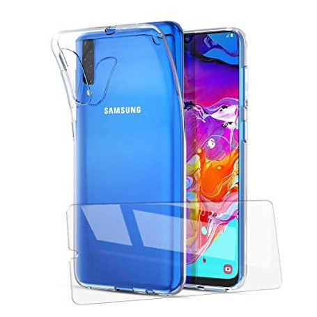 CUSTODIA IN SILICONE PER GALAXY A70 TRASP