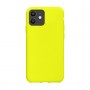 CUSTODIA IN SILICONE PER IPHONE 11 GIALLO