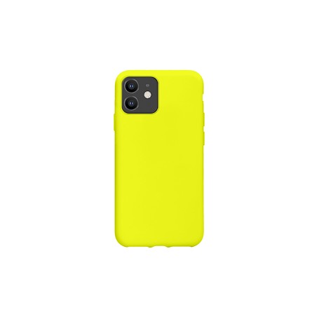 CUSTODIA IN SILICONE PER IPHONE 11 GIALLO