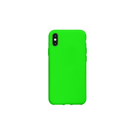 CUSTODIA IN SILICONE PER IPHONE X/XS VERDE