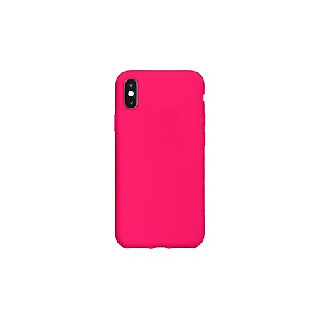 CUSTODIA IN SILICONE PER IPHONE X/XS ROSA