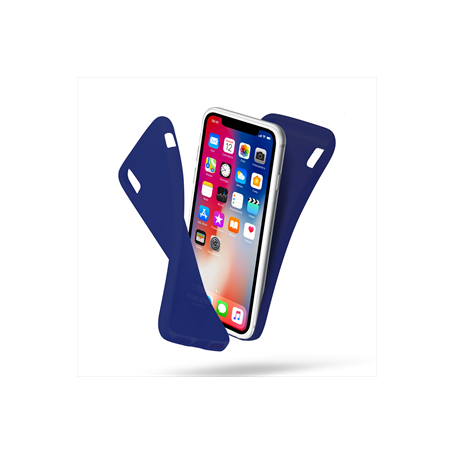 CUSTODIA IN SILICONE PER IPHONE X/XS BLUE