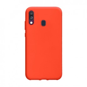CUSTODIA IN SILICONE PER GALAXY A40 ARANCIO