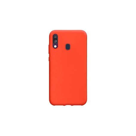 CUSTODIA IN SILICONE PER GALAXY A40 ARANCIO
