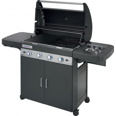 BARBECUE A GAS CON 4 BRUCIATORI IN GHISA