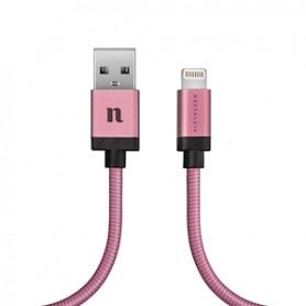 CAVO DATI USB 2.0 A LIGHTNING 1,0MT COLORE ROSA