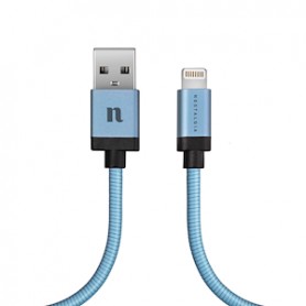 Cavo Dati Usb 2.0 A Lightning 1,0mt Colore Azzurro