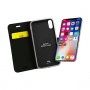 CUSTODIA A LIBRO PER IPHONE X NERO