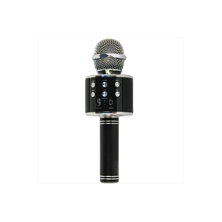 MICROFONO KARAOKE WIRELESS NERO