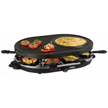 RACLETTE 8 1200WATT GRILL OVALE