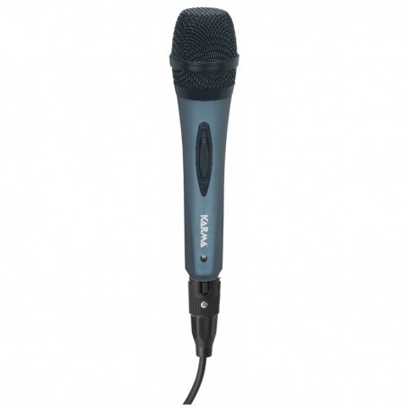 MICROFONO KARAOKE CON FILO GRIGIO